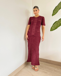 VESTIDO PRIMIA T.212 VINO