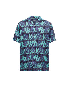 PSYCHO BUNNY CAMISAS HOMBRE AZUL