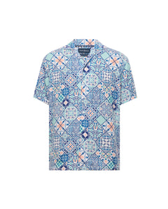 PSYCHO BUNNY CAMISAS HOMBRE AZUL