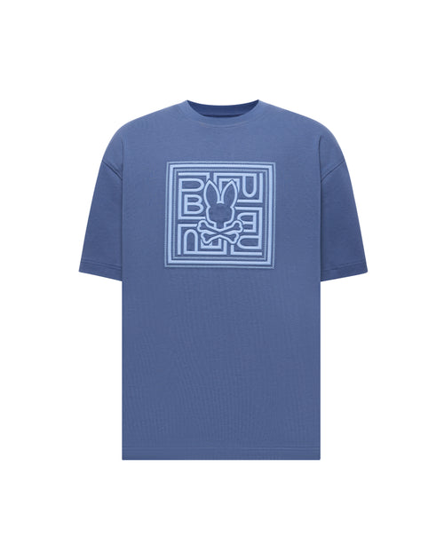 PSYCHO BUNNY CAMISETAS HOMBRE AZUL