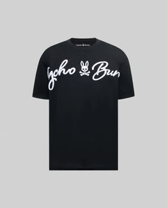 PSYCHO BUNNY CAMISETAS HOMBRE NEGRO