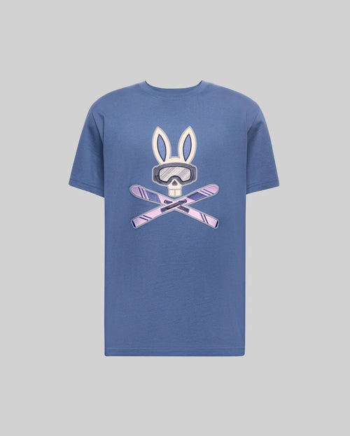 PSYCHO BUNNY CAMISETAS HOMBRE AZUL