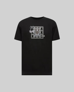 PSYCHO BUNNY CAMISETAS HOMBRE NEGRO