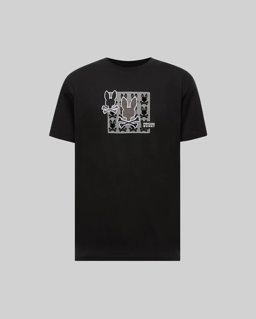 PSYCHO BUNNY CAMISETAS HOMBRE NEGRO