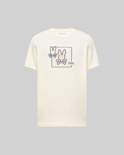 PSYCHO BUNNY CAMISETAS HOMBRE BLANCO