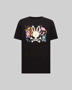 PSYCHO BUNNY CAMISETAS HOMBRE NEGRO