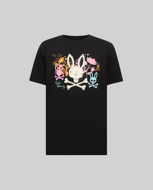 PSYCHO BUNNY CAMISETAS HOMBRE NEGRO