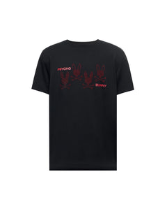 PSYCHO BUNNY CAMISETAS HOMBRE NEGRO