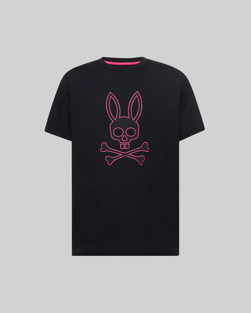 PSYCHO BUNNY CAMISETAS HOMBRE NEGRO
