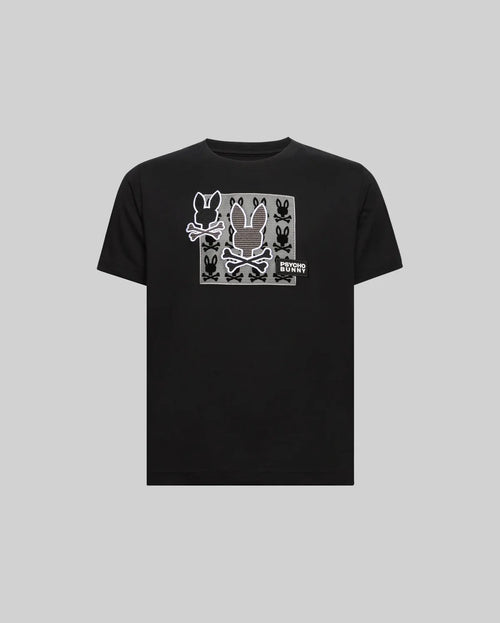PSYCHO BUNNY CAMISETAS NIÑO NEGRO