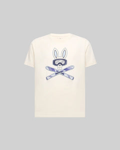 PSYCHO BUNNY CAMISETAS NIÑO BLANCO