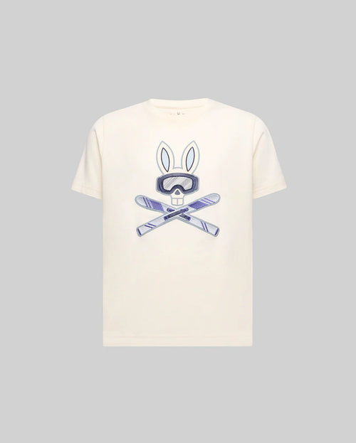 PSYCHO BUNNY CAMISETAS NIÑO BLANCO