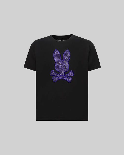 PSYCHO BUNNY CAMISETAS NIÑO NEGRO