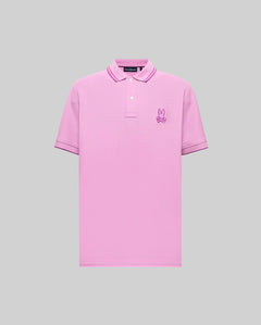 PSYCHO BUNNY CAMISETA TIPO POLO HOMBRE ROSADO