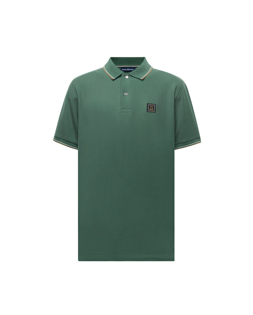 PSYCHO BUNNY CAMISETA TIPO POLO HOMBRE VERDE