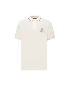 PSYCHO BUNNY CAMISETA TIPO POLO HOMBRE BLANCO