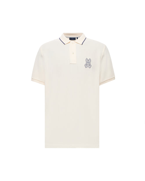 PSYCHO BUNNY CAMISETA TIPO POLO HOMBRE BLANCO