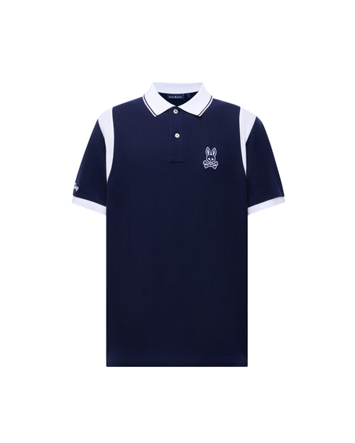 PSYCHO BUNNY CAMISETA TIPO POLO HOMBRE AZUL