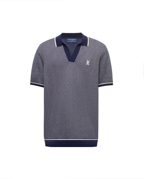 PSYCHO BUNNY CAMISETA TIPO POLO HOMBRE AZUL