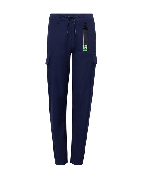 PSYCHO BUNNY PANTALON NIÑO AZUL