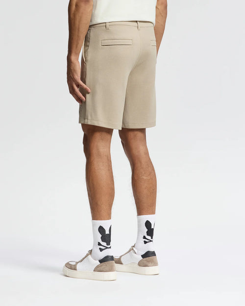 PSYCHO BUNNY BERMUDA PUNTO SHIRO PARA CABALLERO HOMBRE BEIGE B6R585F200250