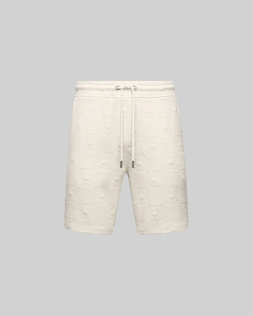 PSYCHO BUNNY BERMUDA DEPORTIVO JACQUARD DUSTIN PARA CABALLERO HOMBRE BEIGE MB0900052250