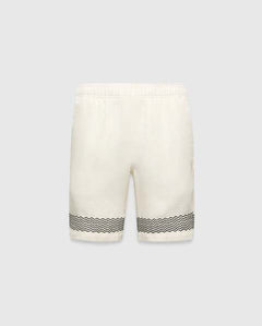 BERMUDA PSYCHO BUNNY PARA NIÑO COLOR BLANCO KB0700010250