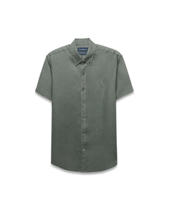 CAMISA M/C PSYCHO BUNNY PARA HOMBRE COLOR VERDE B6Q679C200322