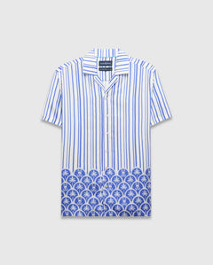 CAMISA M/C PSYCHO BUNNY PARA HOMBRE COLOR BLANCO MT0300127250