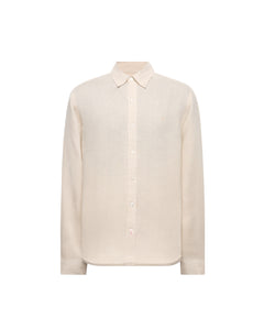 PSYCHO BUNNY CAMISA MANGA LARGA DE LINO ALDINE PARA CABALLERO HOMBRE BEIGE B6C678C200254
