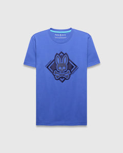 T-SHIRT PSYCHO BUNNY PARA HOMBRE COLOR AZUL MT0200288426