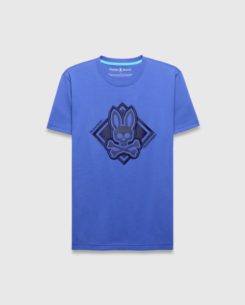 T-SHIRT PSYCHO BUNNY PARA HOMBRE COLOR AZUL MT0200288426