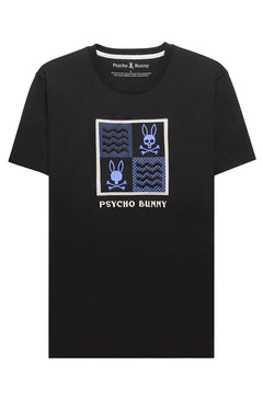 T-SHIRT PSYCHO BUNNY PARA HOMBRE COLOR NEGRO MT0200277001