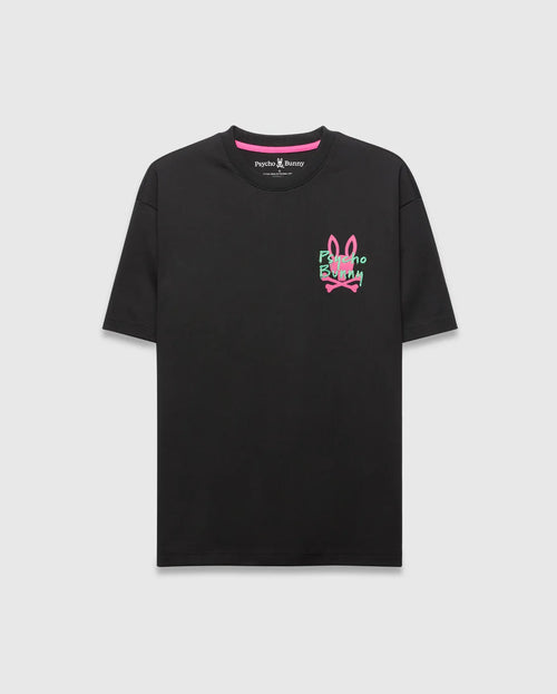 T-SHIRT PSYCHO BUNNY PARA HOMBRE COLOR NEGRO MT0200311002
