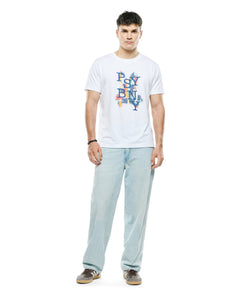 CAMISETA PSYCHO BUNNY PARA CABALLERO COLOR BLANCO