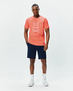 T-SHIRT PSYCHO BUNNY PARA HOMBRE COLOR NARANJA MT0200282660