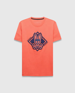 T-SHIRT PSYCHO BUNNY PARA HOMBRE COLOR NARANJA MT0200288660