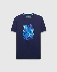 T-SHIRT PSYCHO BUNNY PARA HOMBRE COLOR AZUL MT0200285402