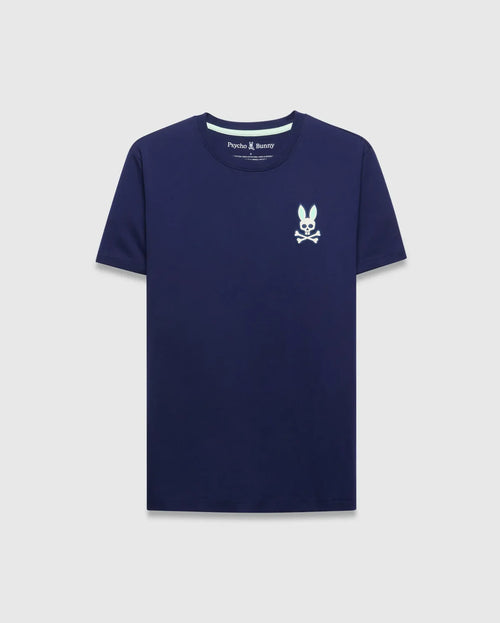 T-SHIRT PSYCHO BUNNY PARA HOMBRE COLOR AZUL MT0200293402