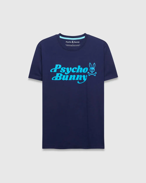 T-SHIRT PSYCHO BUNNY PARA HOMBRE COLOR AZUL MT0200313402
