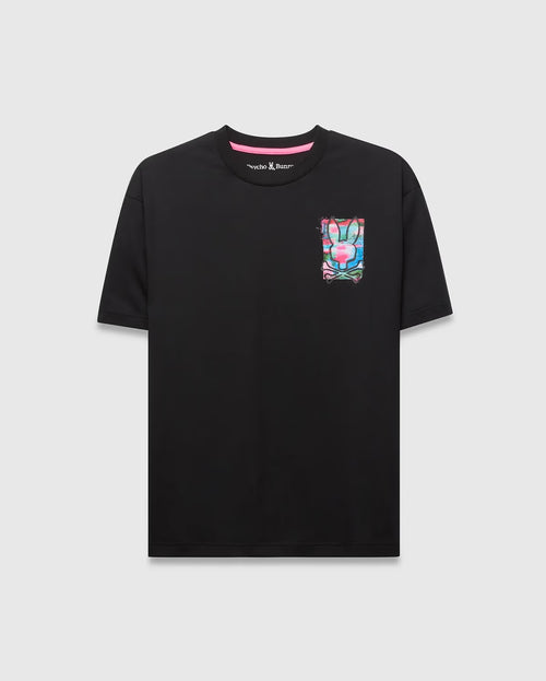 CAMISETA PSYCHO BUNNY PARA CABALLERO COLOR NEGRO