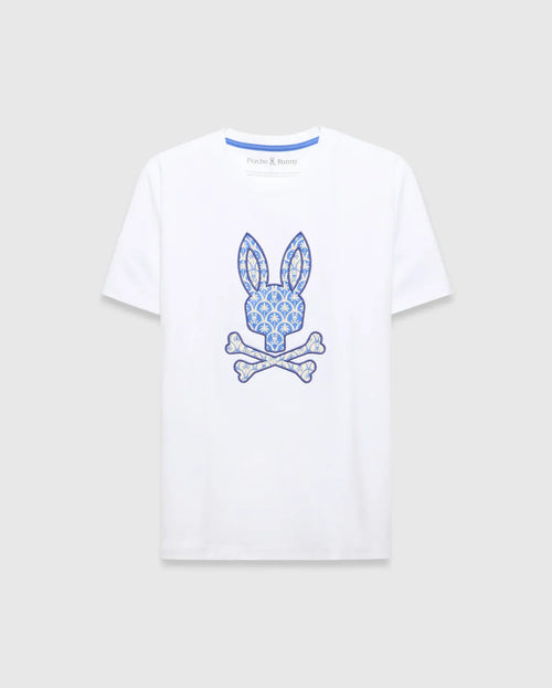 T-SHIRT PSYCHO BUNNY PARA HOMBRE COLOR BLANCO MT0200274100