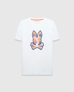 T-SHIRT PSYCHO BUNNY PARA HOMBRE COLOR BLANCO MT0200290100