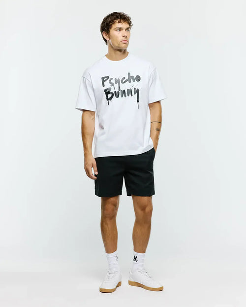 T-SHIRT PSYCHO BUNNY PARA HOMBRE COLOR BLANCO MT0200312002