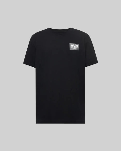 PSYCHO BUNNY CAMISETA ESTAMPADA LT JARVIS PARA CABALLERO HOMBRE NEGRO MT0200335001