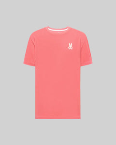 PSYCHO BUNNY CAMISETA DOBLE ESTAMPADO AIDEN PARA CABALLERO HOMBRE ROJO MT0200224656