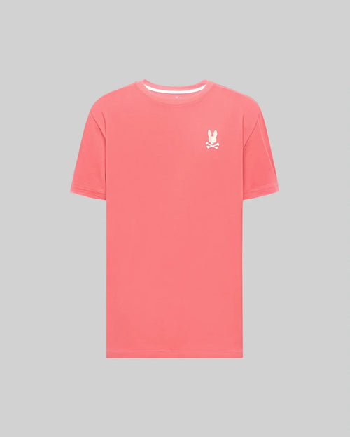 PSYCHO BUNNY CAMISETA DOBLE ESTAMPADO AIDEN PARA CABALLERO HOMBRE ROJO MT0200224656