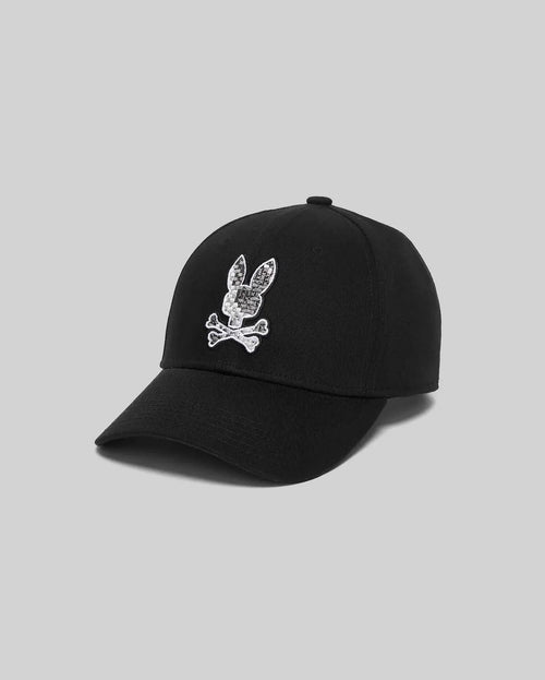 PSYCHO BUNNY GORRA OLIVIER PARA CABALLERO HOMBRE NEGRO MO1500072001