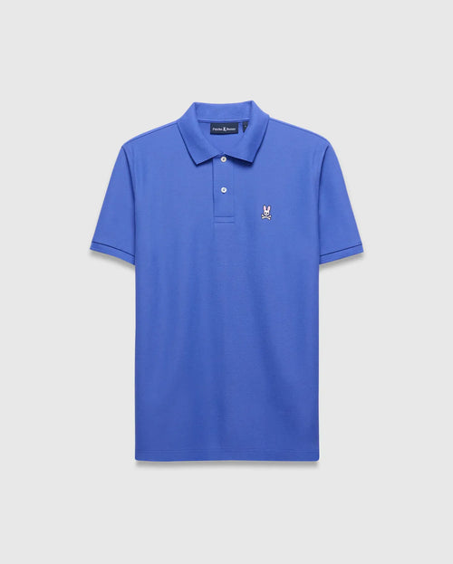 POLO M/C PSYCHO BUNNY PARA HOMBRE COLOR AZUL B6K001F200426