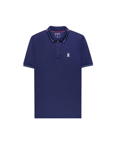 POLO M/C PSYCHO BUNNY PARA HOMBRE COLOR AZUL MT0100183402
